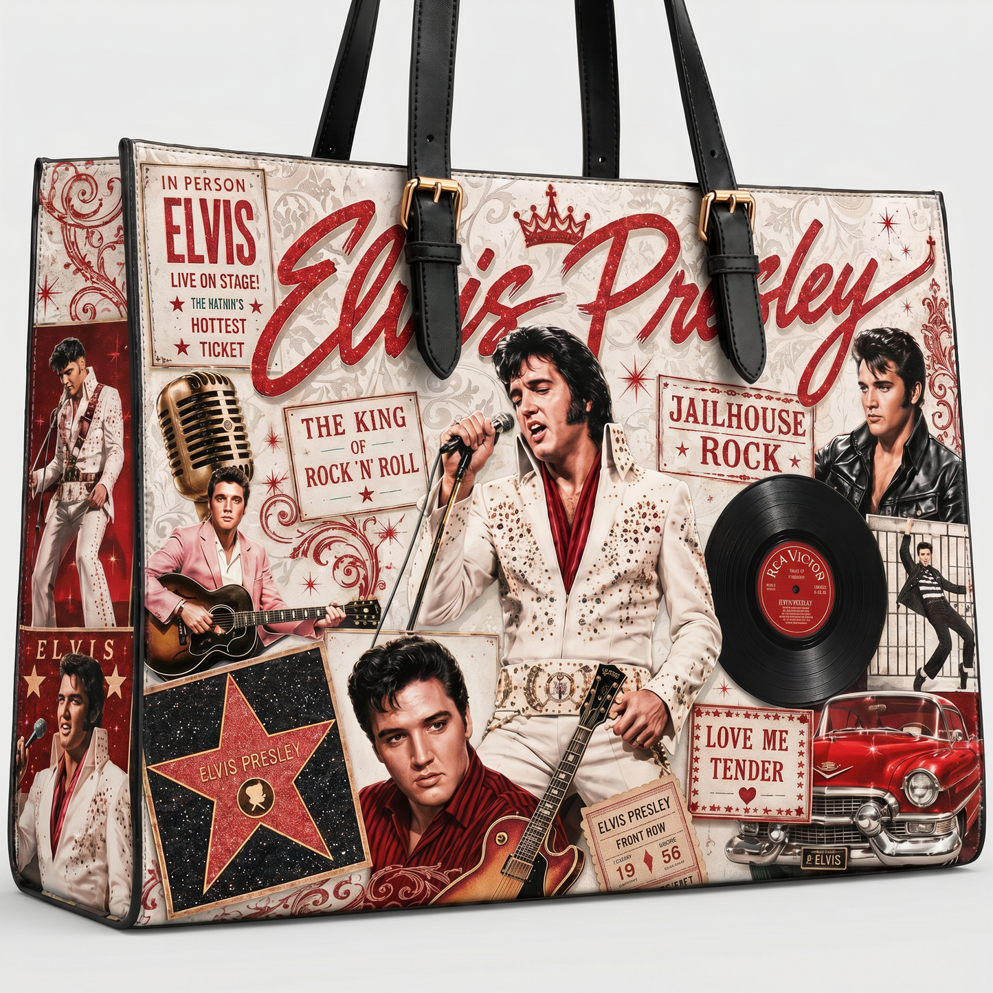 HANDMADE ELVIS PRESELY TRIBUTE BAGS